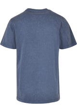 Acid Washed Round Neck Tee