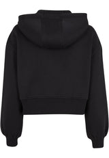 Ladies Short Oversized Zip Jacket