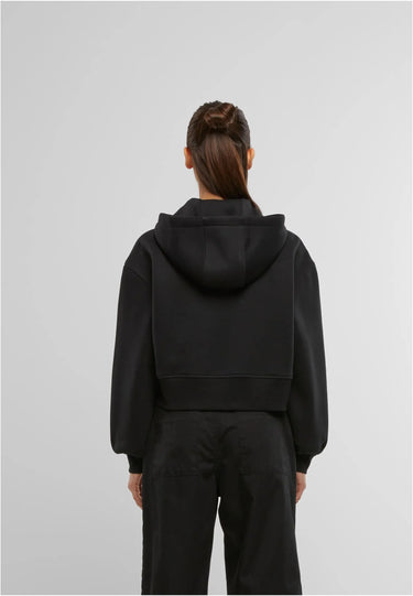Ladies Short Oversized Zip Jacket