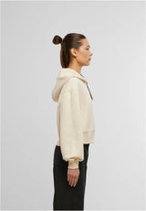 Ladies Short Oversized Zip Jacket
