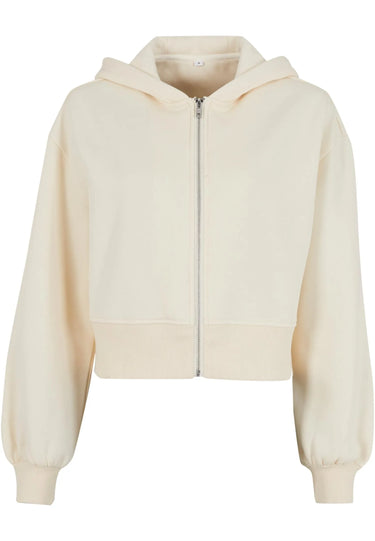 Ladies Short Oversized Zip Jacket