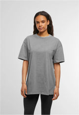 Ladies Oversized Acid Wash Tee