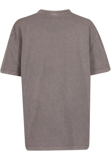 Ladies Oversized Acid Wash Tee