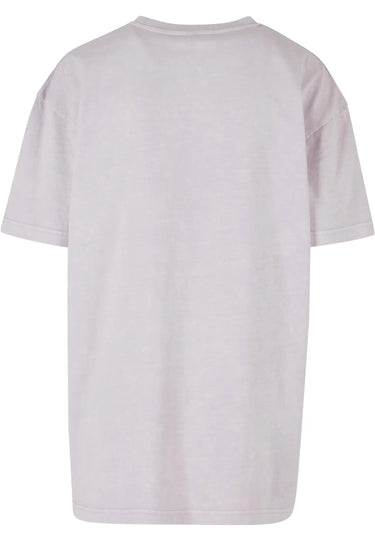 Ladies Oversized Acid Wash Tee