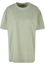 Ladies Oversized Acid Wash Tee