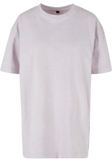 Ladies Oversized Acid Wash Tee
