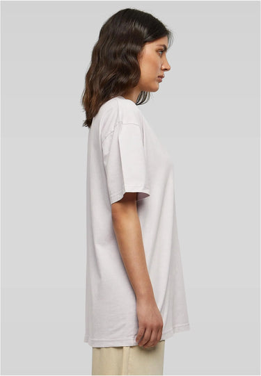 Ladies Oversized Acid Wash Tee