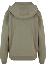 Ladies Fluffy Zip Hoody
