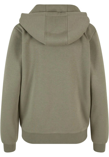 Ladies Fluffy Zip Hoody