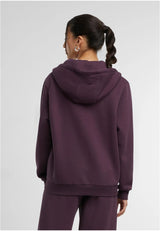 Ladies Fluffy Zip Hoody