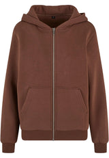 Ladies Fluffy Zip Hoody