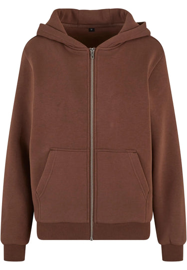 Ladies Fluffy Zip Hoody