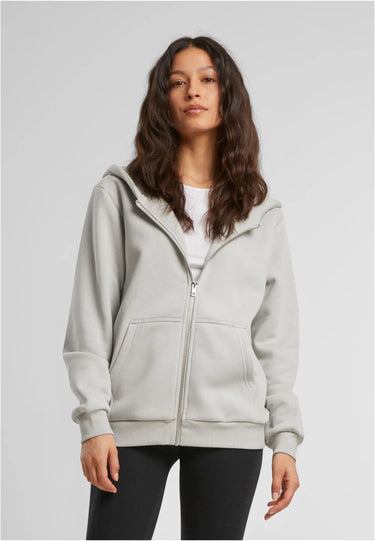 Ladies Fluffy Zip Hoody