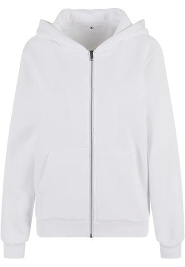 Ladies Fluffy Zip Hoody
