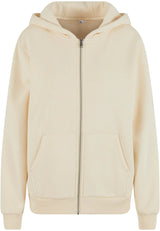 Ladies Fluffy Zip Hoody