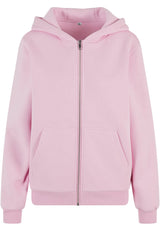 Ladies Fluffy Zip Hoody