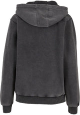 Ladies Vintage Heavy Zip Hoody