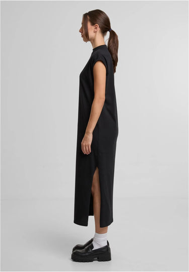 Ladies Long Extended Shoulder Dress