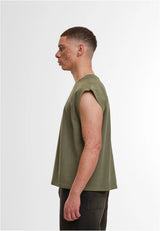 Vintage Cropped Heavy Sleeveless Tee