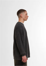 Acid Washed Knitted Oversized Sweater