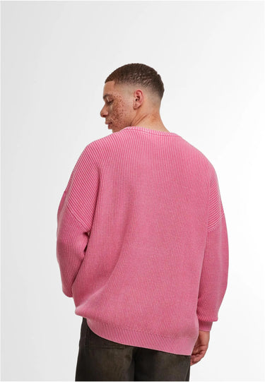 Acid Washed Knitted Oversized Sweater
