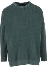 Acid Washed Knitted Oversized Sweater