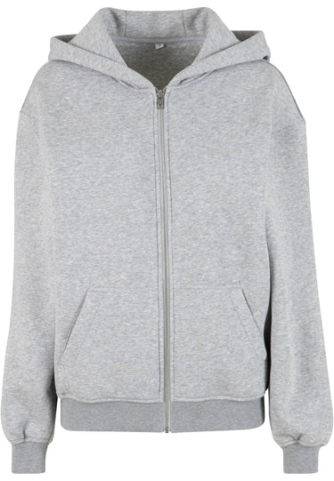 Ladies Loose Fit Zip Hoody