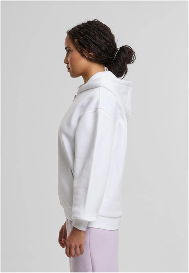 Ladies Loose Fit Zip Hoody